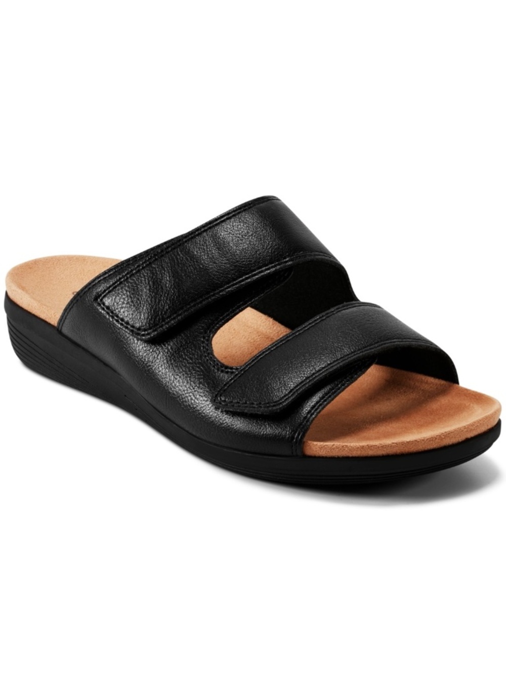 Easy Spirit Bowen - Womens Black Sandal Medium